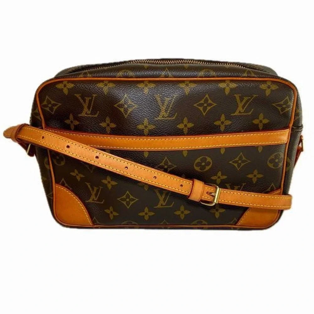 🧳AUTHENTIC ✅ Louis Vuitton Monogram Trocadero 27 M51274 Shoulder Bag Women - Picture 3 of 17